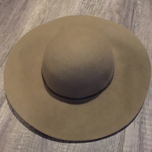 100% Wool Khaki Hat - Picture 2 of 4